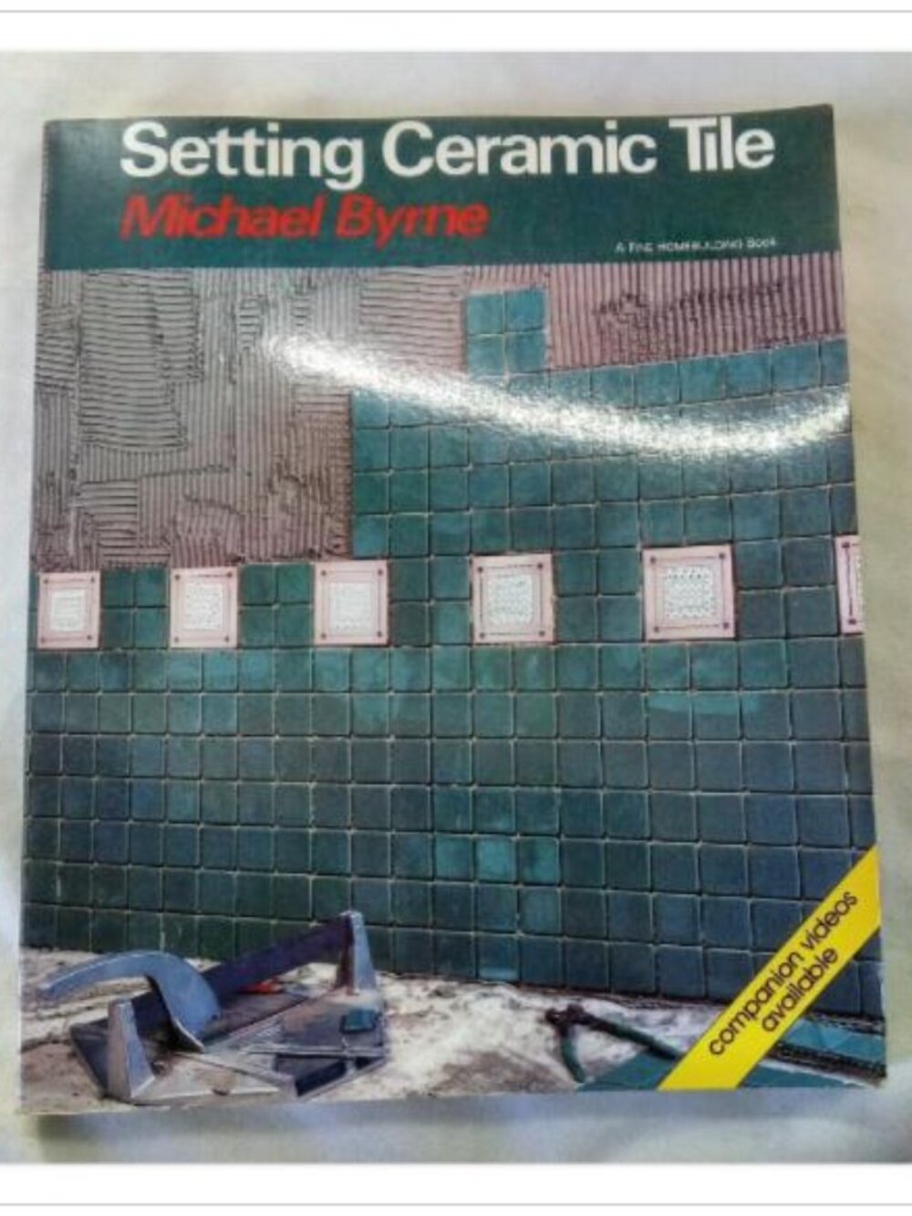 Setting Ceramic Tile Michael Byrne 1987 Paperback Book Vintage Novel Read